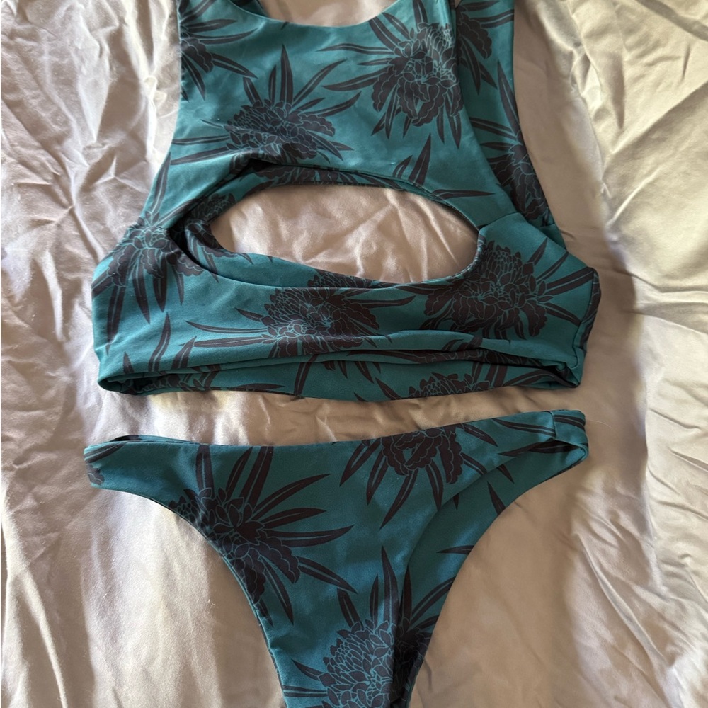 Mikoh crown ginger Bikini set